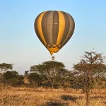 A  Hot Air Balloon Safari Over the Serengeti Plains